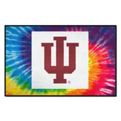 Fan Mats Indiana Hooisers Tie Dye Starter Mat Accent Rug - 19In. X 30In.