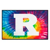 Fan Mats Rutgers Scarlett Knights Tie Dye Starter Mat Accent Rug - 19In. X 30In.