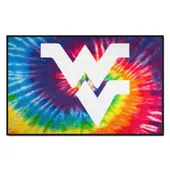 Fan Mats West Virginia Mountaineers Tie Dye Starter Mat Accent Rug - 19In. X 30In.