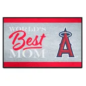 Fan Mats Los Angeles Angels World's Best Mom Starter Mat Accent Rug - 19In. X 30In.