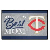 Fan Mats Minnesota Twins World's Best Mom Starter Mat Accent Rug - 19In. X 30In.