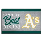 Fan Mats Oakland Athletics World's Best Mom Starter Mat Accent Rug - 19In. X 30In.