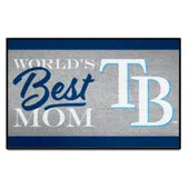 Fan Mats Tampa Bay Rays World's Best Mom Starter Mat Accent Rug - 19In. X 30In.