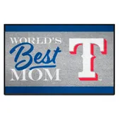 Fan Mats Texas Rangers World's Best Mom Starter Mat Accent Rug - 19In. X 30In.