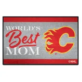 Fan Mats Calgary Flames World's Best Mom Starter Mat Accent Rug - 19In. X 30In.