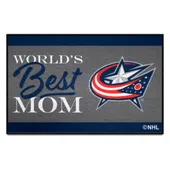 Fan Mats Columbus Blue Jackets World's Best Mom Starter Mat Accent Rug - 19In. X 30In.