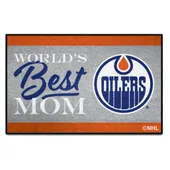 Fan Mats Edmonton Oilers World's Best Mom Starter Mat Accent Rug - 19In. X 30In.