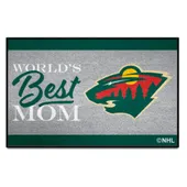 Fan Mats Minnesota Wild World's Best Mom Starter Mat Accent Rug - 19In. X 30In.