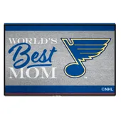 Fan Mats St. Louis Blues World's Best Mom Starter Mat Accent Rug - 19In. X 30In.