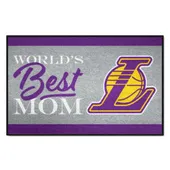 Fan Mats Los Angeles Lakers World's Best Mom Starter Mat Accent Rug - 19In. X 30In.