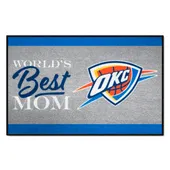 Fan Mats Oklahoma City Thunder World's Best Mom Starter Mat Accent Rug - 19In. X 30In.