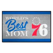 Fan Mats Philadelphia 76Ers World's Best Mom Starter Mat Accent Rug - 19In. X 30In.