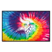 Fan Mats Minnesota Vikings Tie Dye Starter Mat Accent Rug - 19In. X 30In.