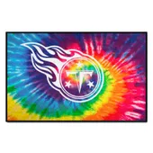 Fan Mats Tennessee Titans Tie Dye Starter Mat Accent Rug - 19In. X 30In.