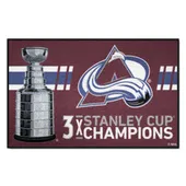 Fan Mats Colorado Avalanche Dynasty Starter Mat Accent Rug - 19In. X 30In.