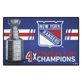 Fan Mats New York Rangers Dynasty Starter Mat Accent Rug - 19In. X 30In.