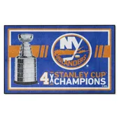 Fan Mats New York Islanders Dynasty 4Ft. X 6Ft. Plush Area Rug