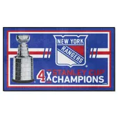 Fan Mats New York Rangers Dynasty 3Ft. X 5Ft. Plush Area Rug