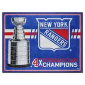 Fan Mats New York Rangers Dynasty 8Ft. X 10Ft. Plush Area Rug