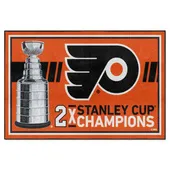 Fan Mats Philadelphia Flyers Dynasty 5Ft. X 8Ft. Plush Area Rug