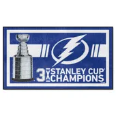 Fan Mats Tampa Bay Lightning Dynasty 3Ft. X 5Ft. Plush Area Rug