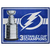 Fan Mats Tampa Bay Lightning Dynasty 8Ft. X 10Ft. Plush Area Rug