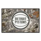 Fan Mats Detroit Pistons Camo Starter Mat Accent Rug - 19In. X 30In.