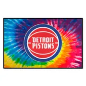 Fan Mats Detroit Pistons Tie Dye Starter Mat Accent Rug - 19In. X 30In.