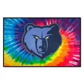 Fan Mats Memphis Grizzlies Tie Dye Starter Mat Accent Rug - 19In. X 30In.