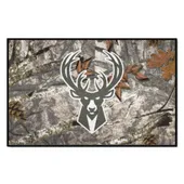 Fan Mats Milwaukee Bucks Camo Starter Mat Accent Rug - 19In. X 30In.