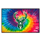 Fan Mats Milwaukee Bucks Tie Dye Starter Mat Accent Rug - 19In. X 30In.