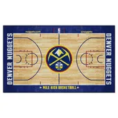 Fan Mats Denver Nuggets 6 Ft. X 10 Ft. Plush Area Rug