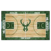 Fan Mats Milwaukee Bucks 6 Ft. X 10 Ft. Plush Area Rug