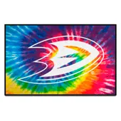 Fan Mats Anaheim Ducks Tie Dye Starter Mat Accent Rug - 19In. X 30In.