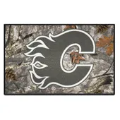 Fan Mats Calgary Flames Camo Starter Mat Accent Rug - 19In. X 30In.