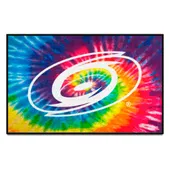 Fan Mats Carolina Hurricanes Tie Dye Starter Mat Accent Rug - 19In. X 30In.