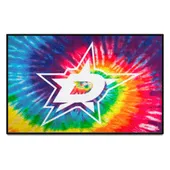 Fan Mats Dallas Stars Tie Dye Starter Mat Accent Rug - 19In. X 30In.