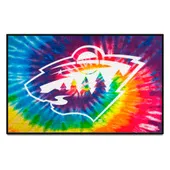 Fan Mats Minnesota Wild Tie Dye Starter Mat Accent Rug - 19In. X 30In.