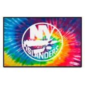 Fan Mats New York Islanders Tie Dye Starter Mat Accent Rug - 19In. X 30In.