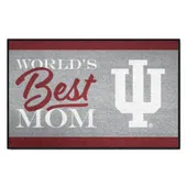 Fan Mats Indiana Hooisers World's Best Mom Starter Mat Accent Rug - 19In. X 30In.