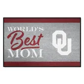 Fan Mats Oklahoma Sooners World's Best Mom Starter Mat Accent Rug - 19In. X 30In.