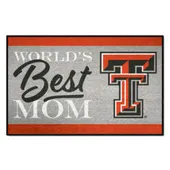 Fan Mats Texas Tech Red Raiders World's Best Mom Starter Mat Accent Rug - 19In. X 30In.