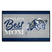 Fan Mats Navy Midshipmen World's Best Mom Starter Mat Accent Rug - 19In. X 30In.