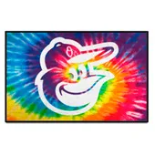 Fan Mats Baltimore Orioles Tie Dye Starter Mat Accent Rug - 19In. X 30In.