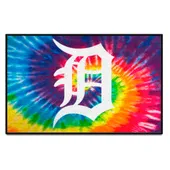 Fan Mats Detroit Tigers Tie Dye Starter Mat Accent Rug - 19In. X 30In.