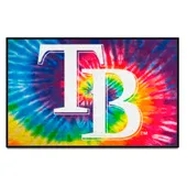 Fan Mats Tampa Bay Rays Tie Dye Starter Mat Accent Rug - 19In. X 30In.