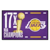 Fan Mats Los Angeles Lakers Dynasty Starter Mat Accent Rug - 19In. X 30In.