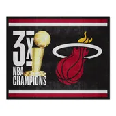 Fan Mats Miami Heat Dynasty 8Ft. X 10Ft. Plush Area Rug