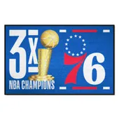 Fan Mats Philadelphia 76Ers Dynasty Starter Mat Accent Rug - 19In. X 30In.