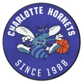 Fan Mats Nba Retro Charlotte Hornets Roundel Rug - 27In. Diameter